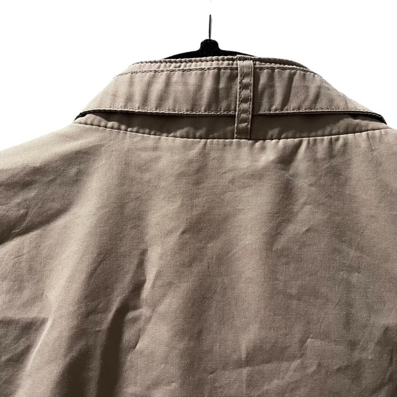 Members Only Vintage 80's Brown Gray Jacket Size XL Collared Long Sleeve Zip Up - Picture 6 of 6